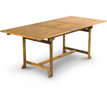 Stół ogrodowy drewniany 150/200 x 90cm FIELDMANN FDZN 4104-T