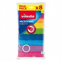 Ściereczka Vileda Microfibra Colors 8 szt Kolorowe