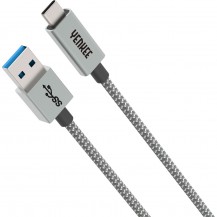Kabel szybkiego ładowania Yenkee YCU 311 GY USB - C 1m do 5gb