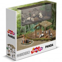 Zestaw figurek zwierzęta Panda BGA 1031