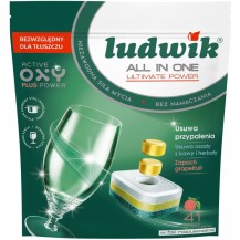 Tabletki do zmywarki Ludwik All in one.41szt-Grapefr.