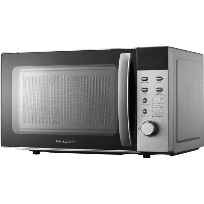 Mikrofalówka Kuchenka Mikrofalowa Mikrofalówka Z Grillem 900W Srebrna Inox.jpg