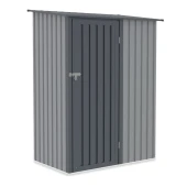 Metalowa szopka ogrodowa KENT 143x89cm Light Grey - HARDMAISTER.jpg