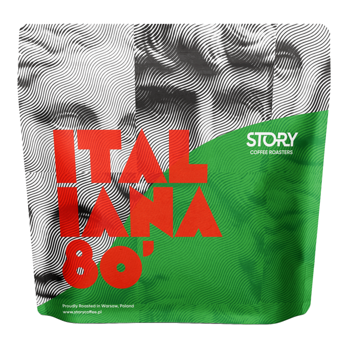 Kawa ziarnista Story Coffee Italiana 80 Blend 80/20 250g
