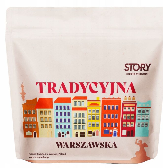 Kawa ziarnista Tradycyjna Warszawska 250g 100% Arabica Story Coffee