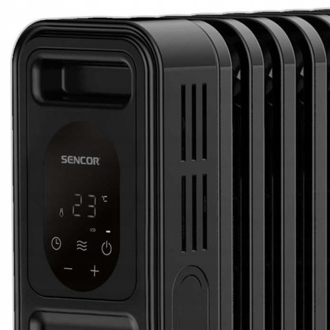 Grzejnik olejowy 13 Żeber 2500 W Sencor SOH 6313BK Sterowanie Elektroniczne LED.jpeg