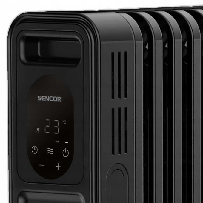 Grzejnik olejowy 13 Żeber 2500 W Sencor SOH 6313BK Sterowanie Elektroniczne LED.jpeg