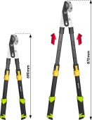 Sekator teleskopowy do gałęzi 40mm Fieldmann FZNR 1014 nożyce ogrodowe