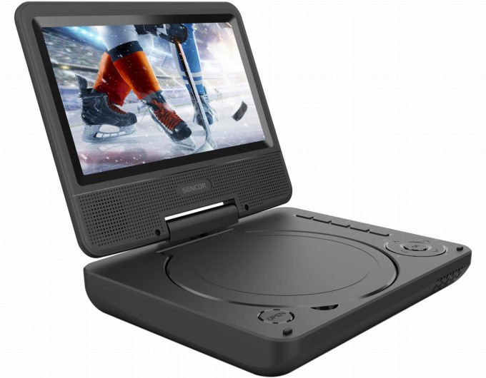 Odtwarzacz DVD przenośny 7" LCD USB SD MP3 XviD samochodowy SENCOR SPV 2075