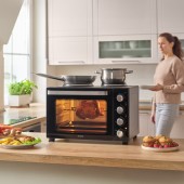 Piekarnik elektryczny z płytą elektryczną Sencor SEO 3500BK