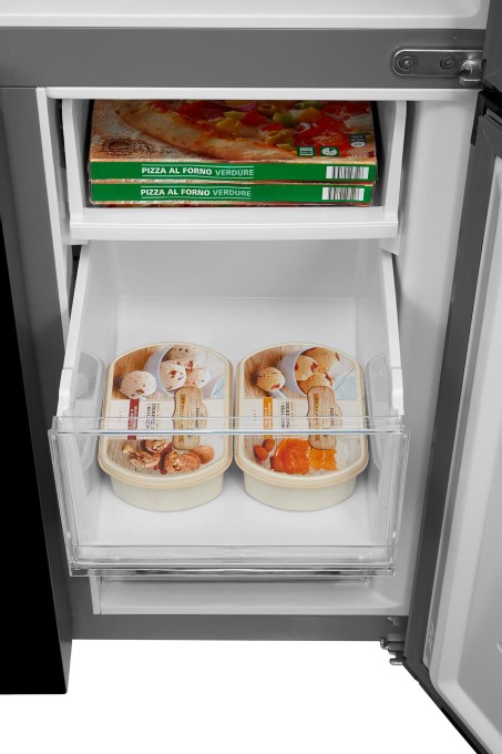 Lodówka Side by Side Philco PXIS 474 ENBG 4-drzwiowa Czarny Szklany Front HIT